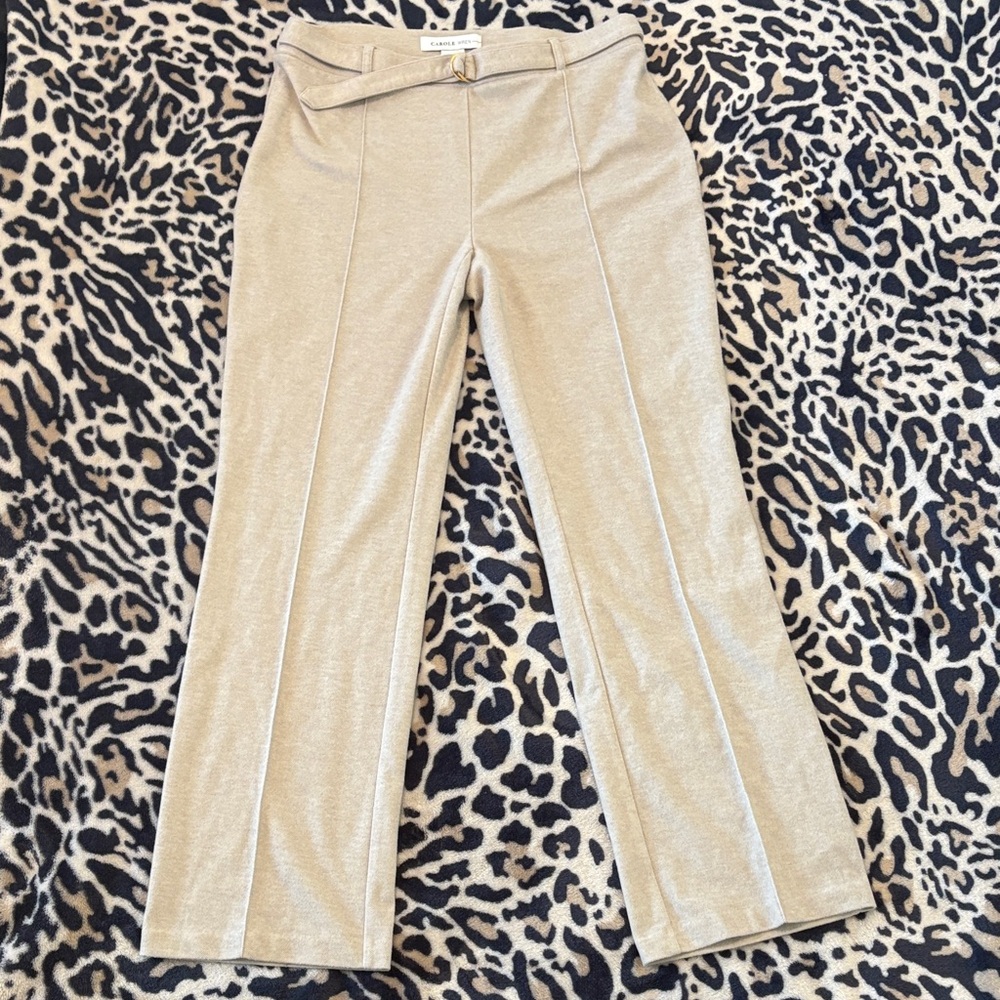 Chic Beige Women's Trousers